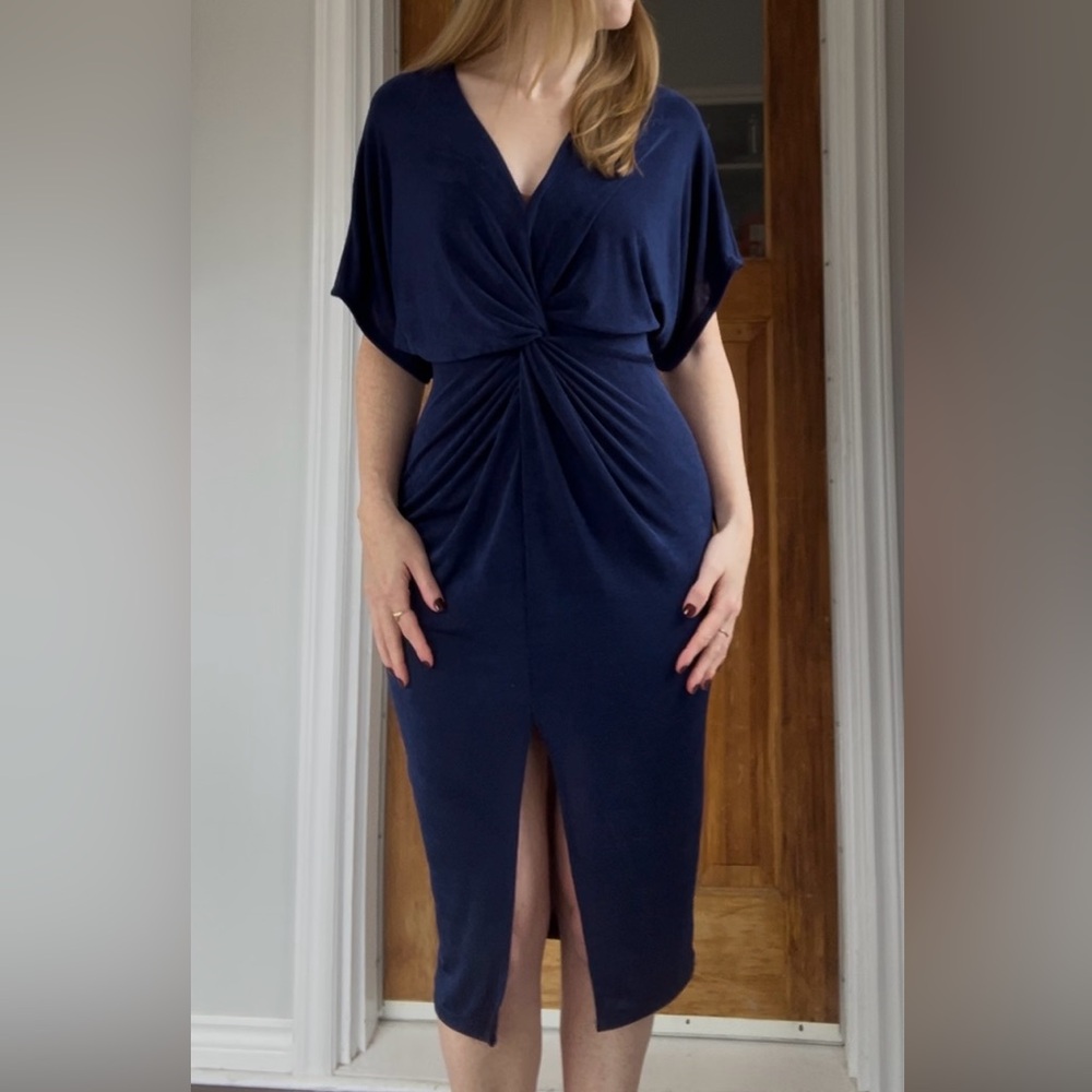 Envy + Grace Navy Blue Dress